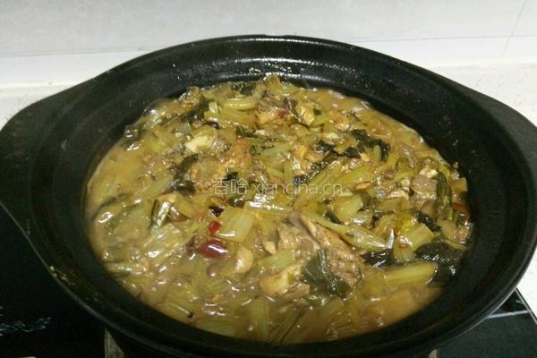 棒棒鱼烧腌菜的做法图解12