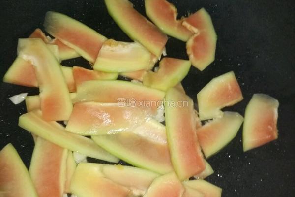 木瓜炒肉片的做法图解7