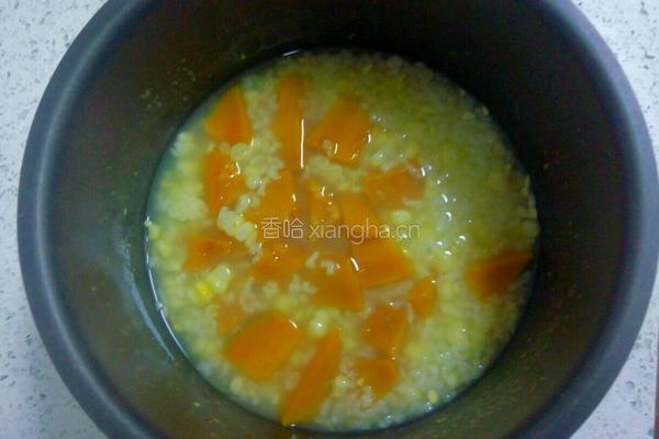 南瓜玉米粥的做法图解8