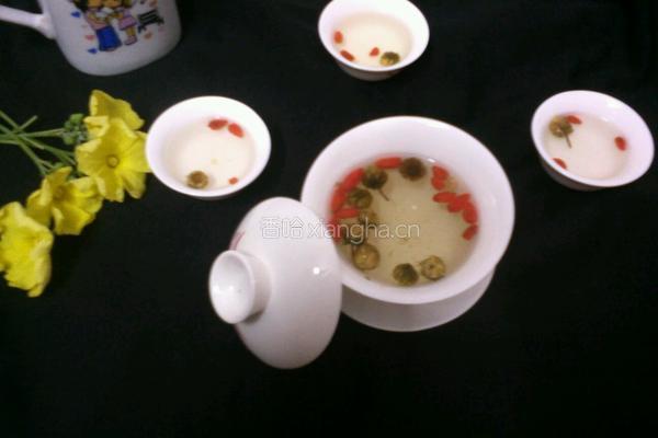 枸杞菊花茶的做法图解4