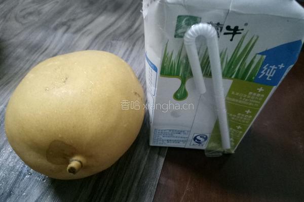 芒果牛奶冰淇淋的做法图解1