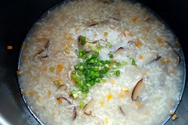 香菇胡萝卜粥的做法图解6