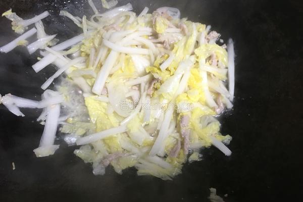 炒年糕的做法图解4