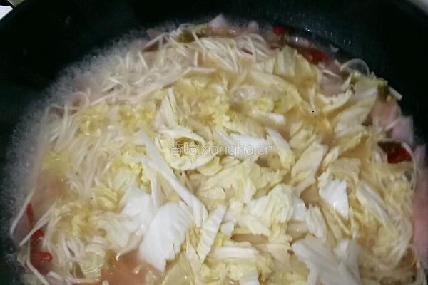 泡菜煮面的做法图解8