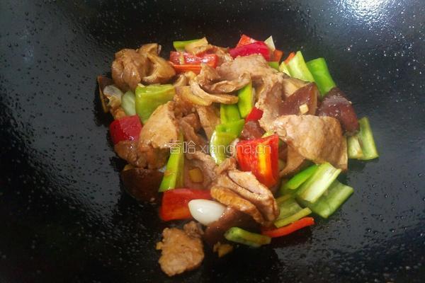 香菇炒牛肉的做法图解12