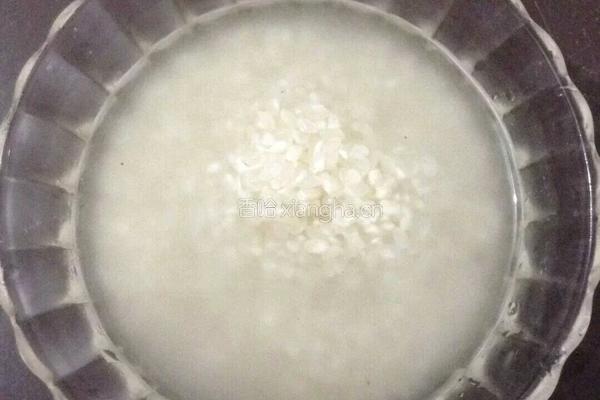 鸡汤粥的做法图解2