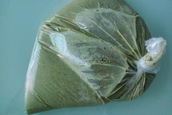 抹茶糯米糍的做法图解3