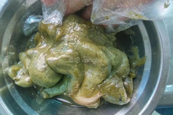 抹茶糯米糍的做法图解6