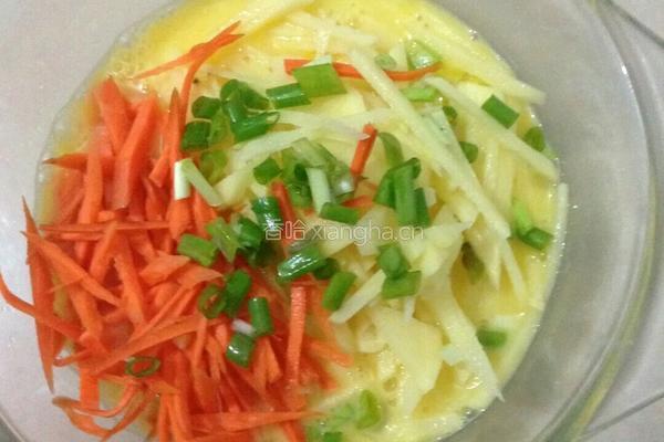 胡萝卜土豆饼的做法图解4