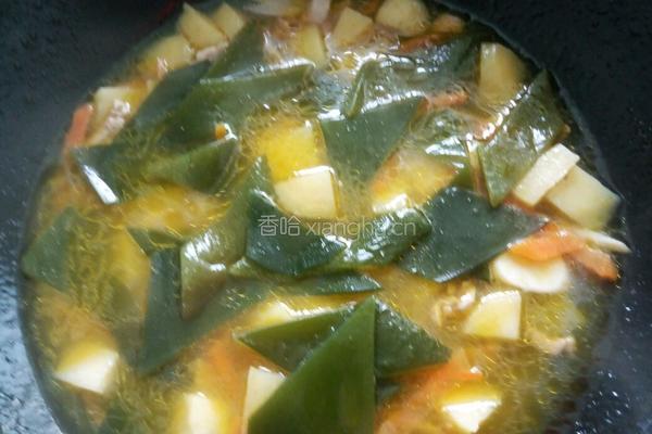 土豆海带汤的做法图解7