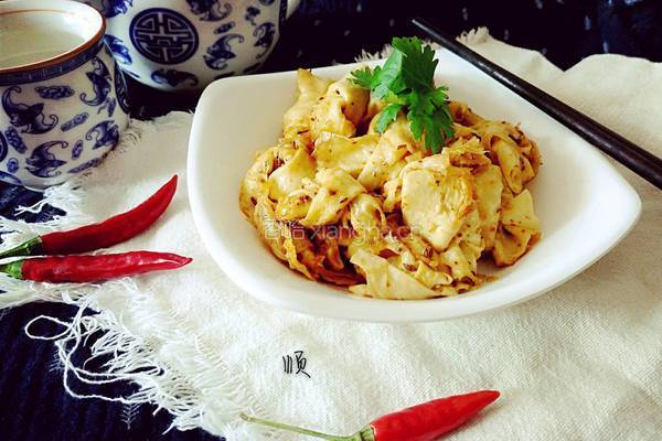 孜然豆皮的做法图解9