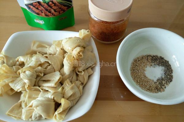 孜然豆皮的做法图解4