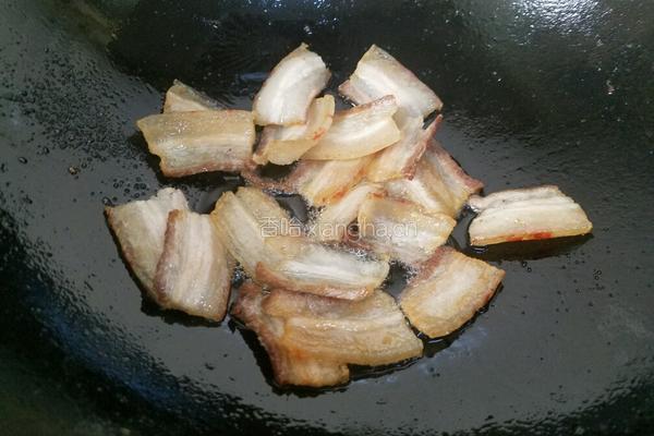 胡萝卜回锅肉的做法图解6