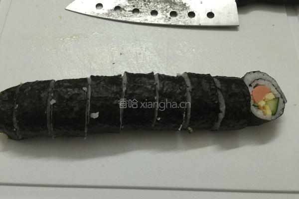 紫菜寿司卷的做法图解9