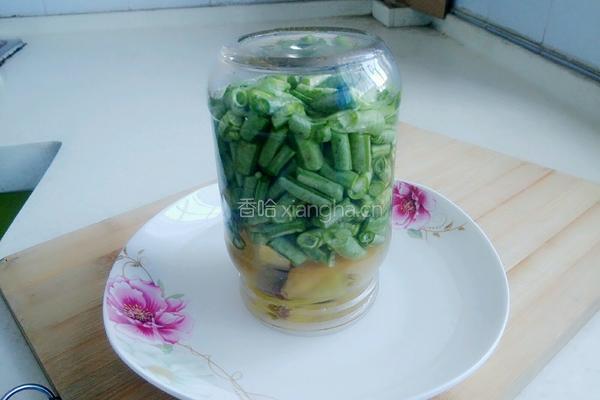 快速腌酸豆角的做法图解8