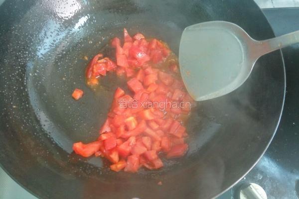 番茄炒虾的做法图解5