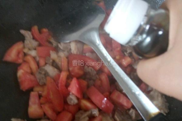 砂锅牛腩柿子的做法图解5
