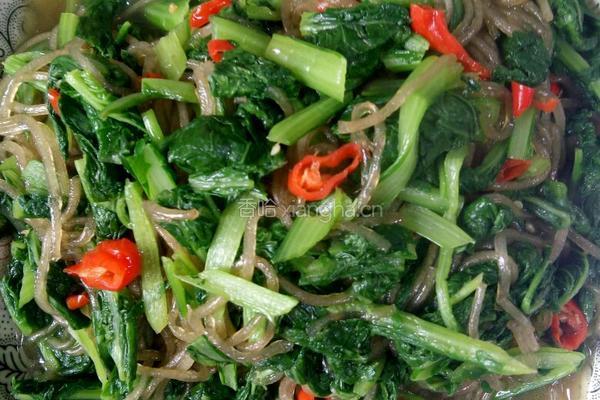 小白菜炖粉丝