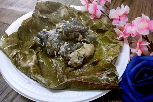 荷叶蒸肉