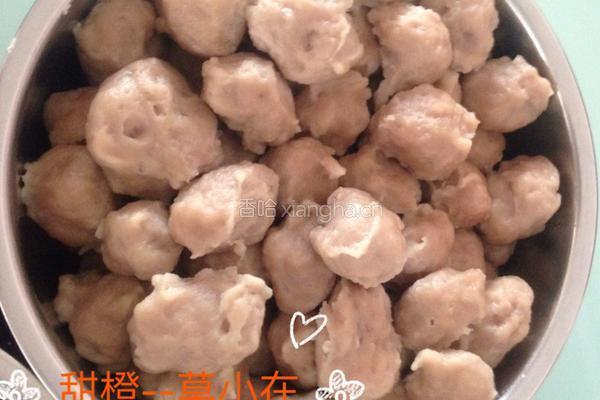 肉丸的做法图解4