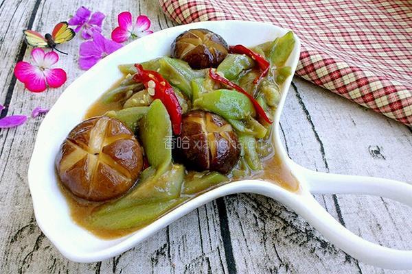 香菇炒丝瓜