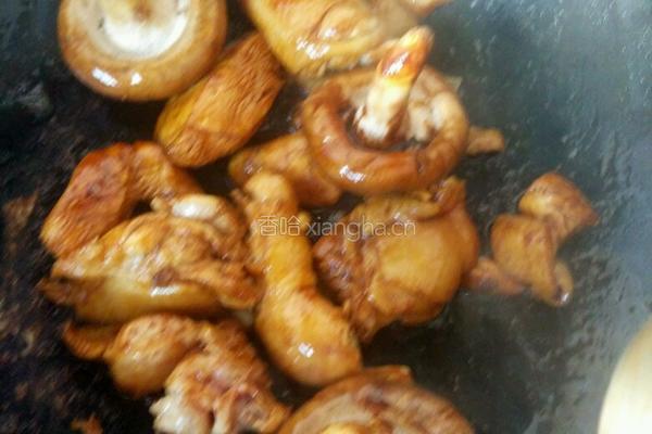 蘑菇炖小鸡的做法图解7