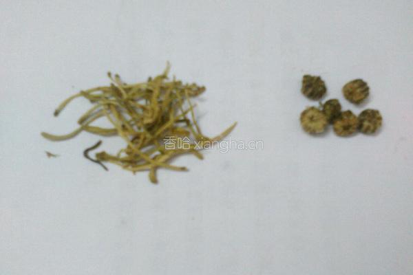 菊花金银花茶的做法图解1
