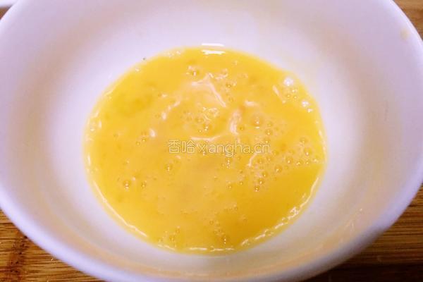 五彩黄金炒饭的做法图解4