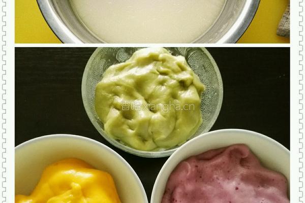 冰皮月饼(紫薯南瓜抹茶)的做法图解6