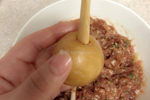 【油面筋塞肉】上海风味的做法图解5