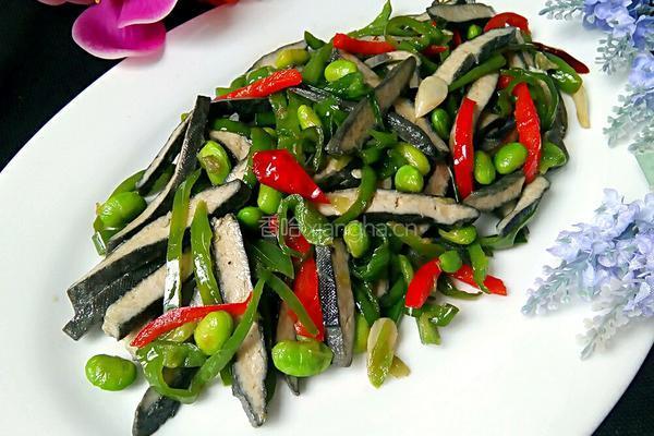 臭豆腐烧毛豆的做法图解11