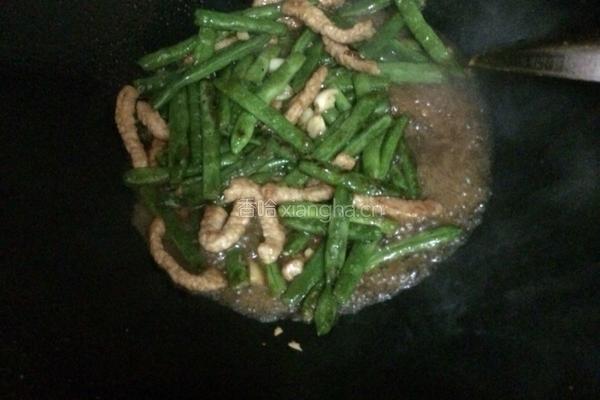 四季豆炒肉的做法图解9