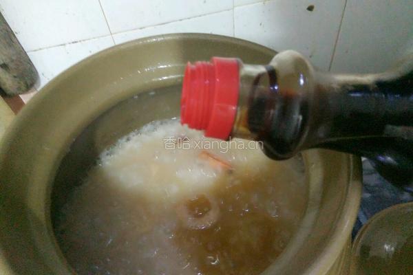 排骨鲜虾粥的做法图解8