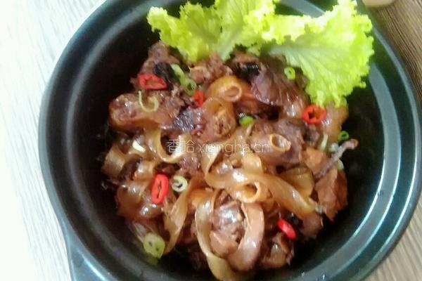小鸡蘑菇炖粉条的做法图解16