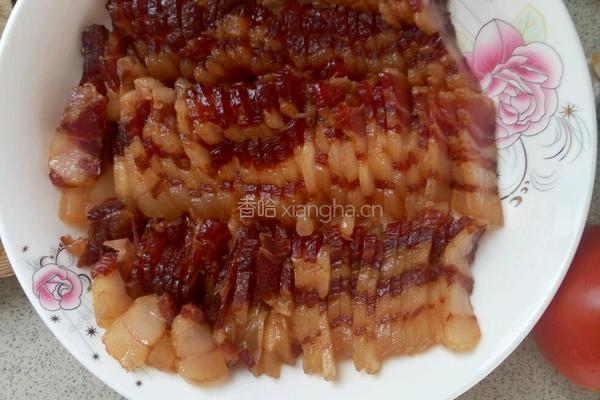 蒸腊肉的做法图解2