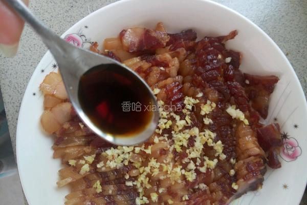 蒸腊肉的做法图解3