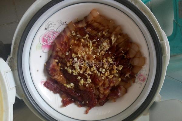 蒸腊肉的做法图解4
