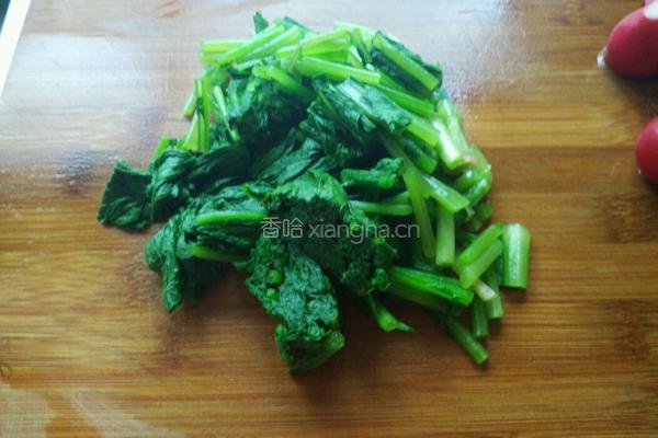 凉拌萝卜叶的做法图解3