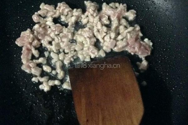 肉末香芹炒粉条的做法图解4