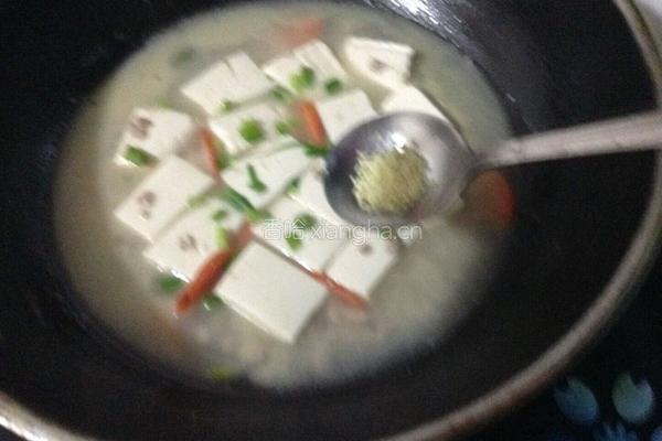 豆腐肉末汤的做法图解8
