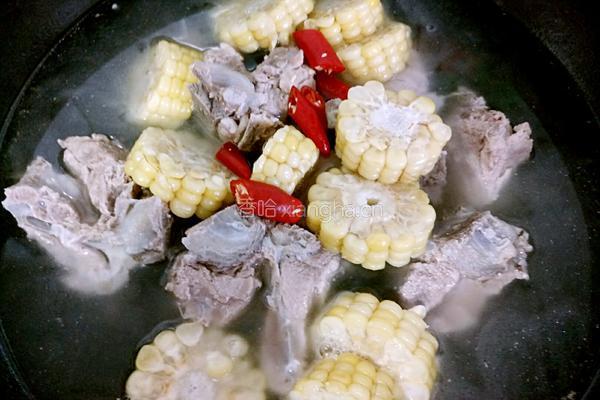甜辣玉米排骨的做法图解7