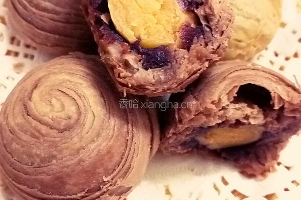 香芋蛋黄酥的做法图解17