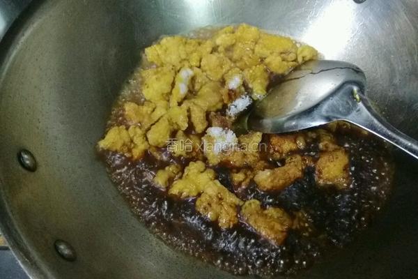 糖醋鸡肉的做法图解9