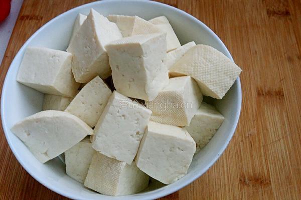 肉炒豆腐的做法图解2
