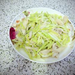 韭黄鸡丝的做法[图]