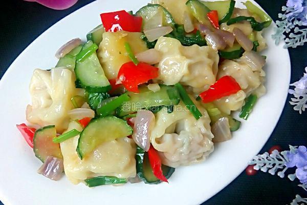 炒馄饨的做法图解10