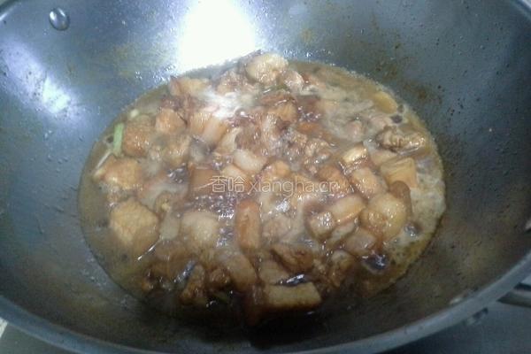 鸡蛋红烧肉的做法图解7