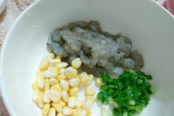 煎虾饼的做法图解4