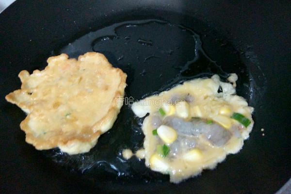 煎虾饼的做法图解8