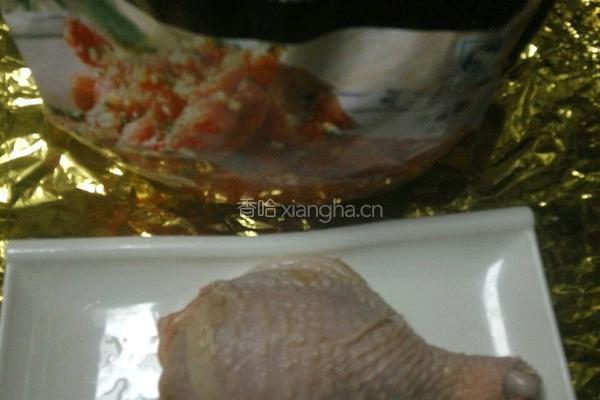 琵琶鸡腿的做法图解1